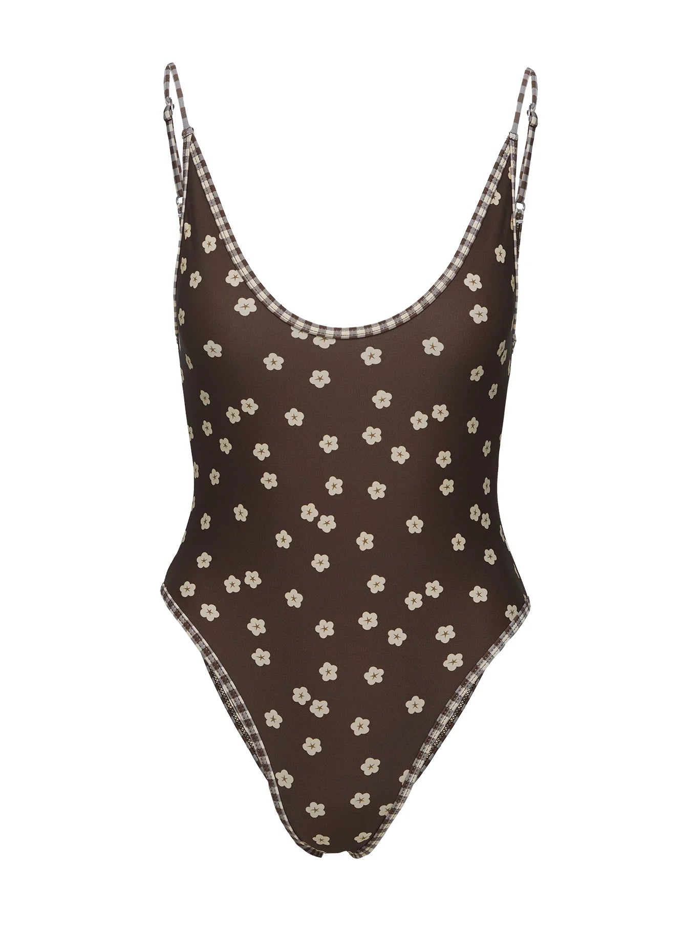 Mullen One Piece Brown Floral